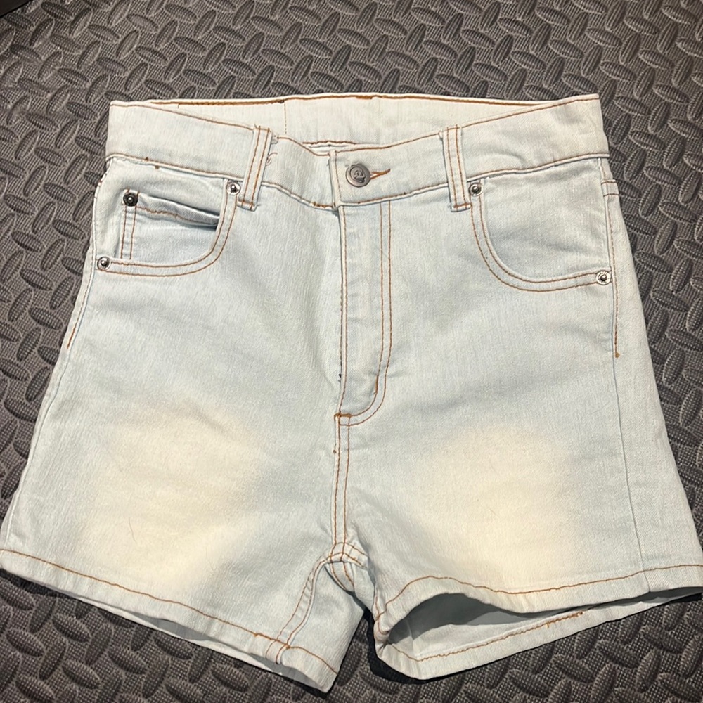 Cheap Monday high waisted denim shorts